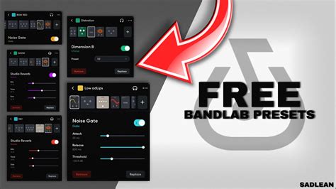 As well as drum kits, drum pads and a drum machine. . Bandlab presets links